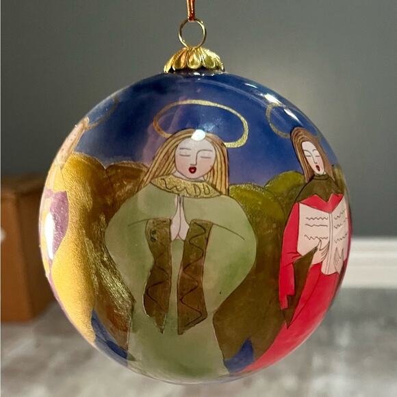 Pier 1 Li Bien 2000 glass angel ornament: NWT - Picture 6 of 9